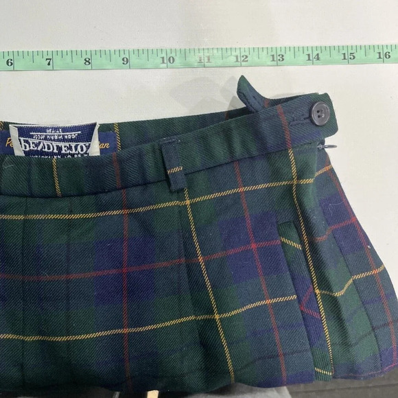 Pendleton Womens Size 12 Celebration Tartan Plaid Pants Virgin Wool Retro Grunge - Picture 3 of 6